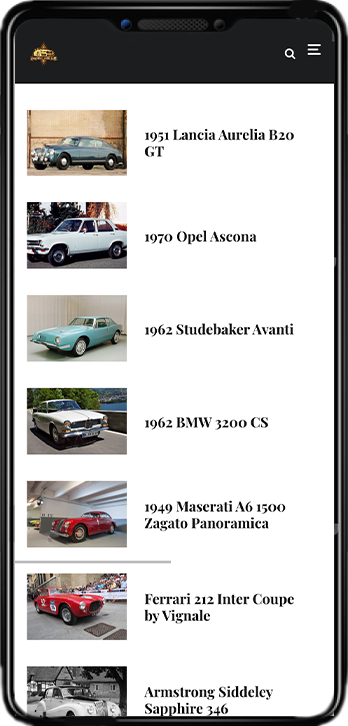 Amazing Classic Cars Mobile View