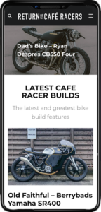 Return of the Cafe Racer Mobile Preview